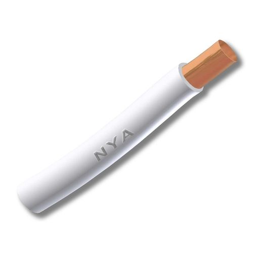ALAMBRE H07V (NYA) 1,5MM BLANCO 102821 Precio x Rollo 100 MTS