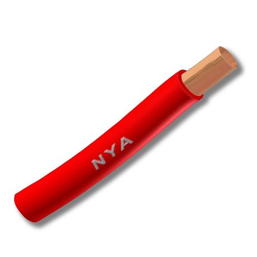 ALAMBRE H07V (NYA) 2,5MM ROJO 102842 Precio x Rollo 100 MTS