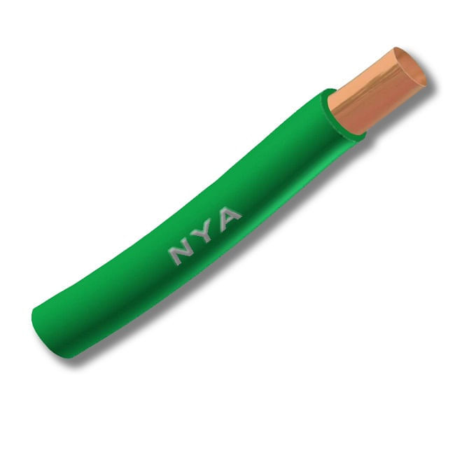 ALAMBRE H07V (NYA) 2,5MM VERDE 102845 (Rollo 100 MTS)