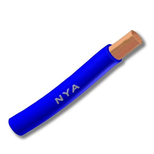 ALAMBRE H07V (NYA) 1,5MM AZUL 102918 Precio x Rollo 100 MTS