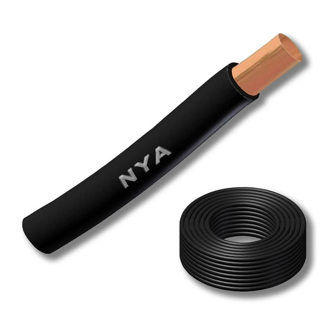 ALAMBRE H07V (NYA) 1,5MM NEGRO 102924 (Rollo 100 MTS)