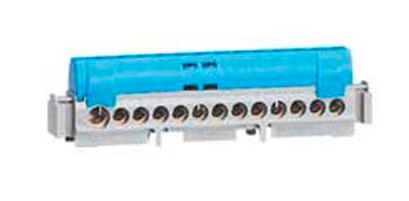 REGLETA CONEXION NEUTRO 8 ENTRADAS AZUL 4842