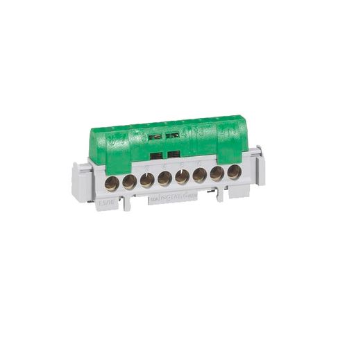 REGLETA CONEXION 12 ENTRADAS VERDE TIERRA 4834