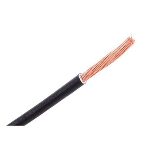 CABLE LIBRE HALOGENO 6MM NEGRO 125538 Precio x Rollo 100 MTS