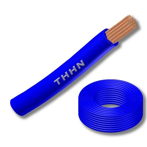 CABLE THHN 12AWG AZUL 125792 Precio x Rollo 100 MTS