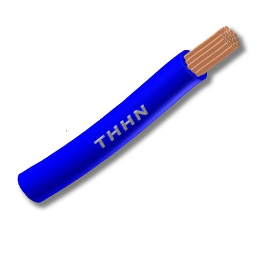 CABLE THHN 8AWG AZUL 125841 Precio x Rollo 100 MTS