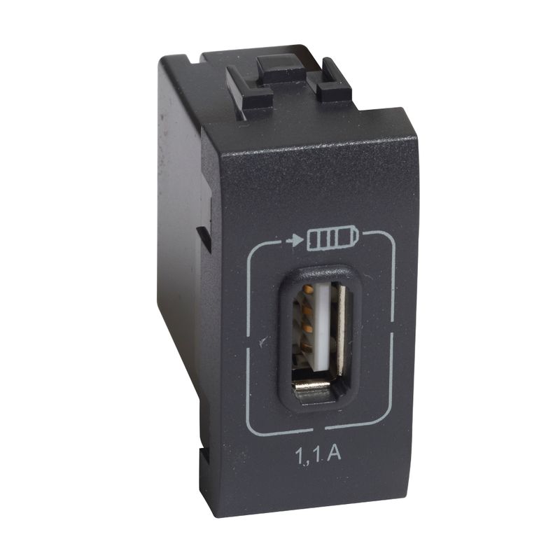 MODULO-CARGADOR-USB-220VAC-110mA-ANTRACITA