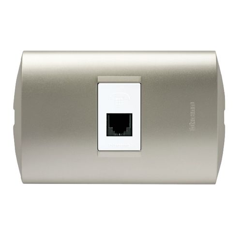 CONECTOR RJ11 BLANCO/PERLA ARMADO AE2082EBNA MODUS STYLE