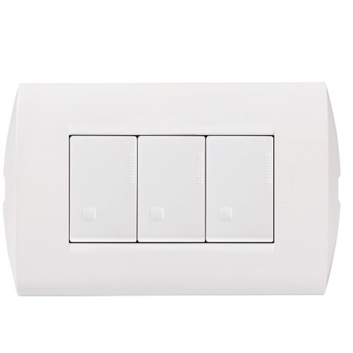INTERRUPTOR TRIPLE 9/32 BLANCO ARMADO AE2300EB MODUS STYLE