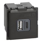 CARGADOR-DOBLE-TIPO-A-Y-C-3A-230VAC-2-MODULOS