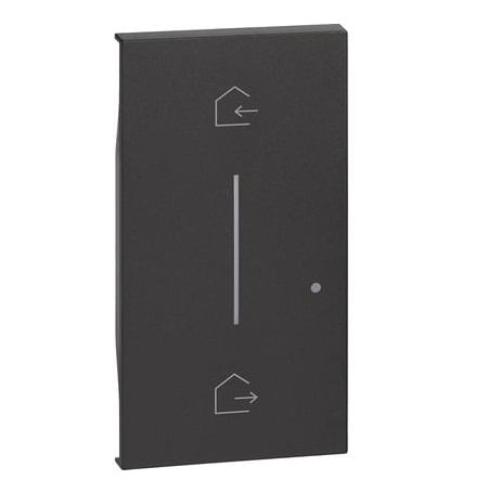CUBRE TECLA  2 MODULOS  INT/OUT NEGRA KG40M2 LIVING NOW