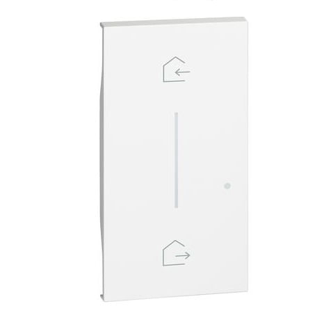 CUBRE TECLA 2 MODULOS  INT/OUT BLANCA KW40M2 LIVING NOW