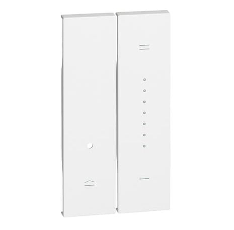 CUBRE TECLA P/DIMMER 2 MODULOS BLANCA KW19 LIVING NOW