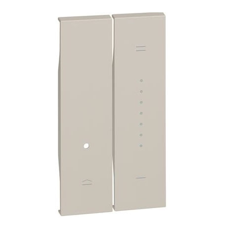 CUBRE TECLA P/DIMMER 2 MODULOS ARENA KM19 LIVING NOW