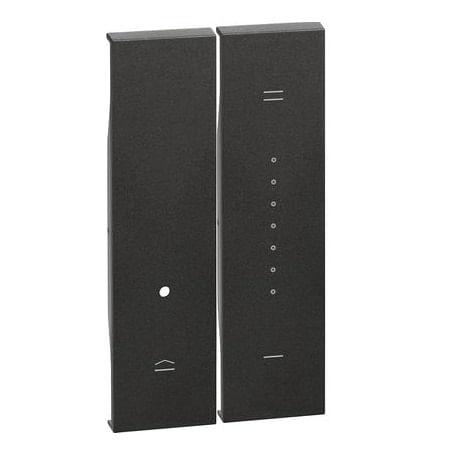 CUBRE-TECLA-P-DIMMER-2-MODULOS-NEGRA