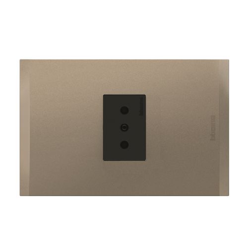 ENCHUFE 2P+T 10A 250V ANTRACITA TERRA NOBILE AF2113E1ATI