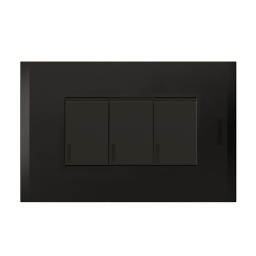 INTERRUPTOR 9/32 10AX 250V ANTRACITA BLACK NOBILE AF2300EANG