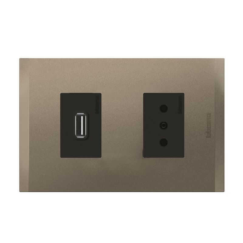 CARGADOR-USB-A--ENCHUFE-2P-T-10A-250V-ANTRACITA-TERRA
