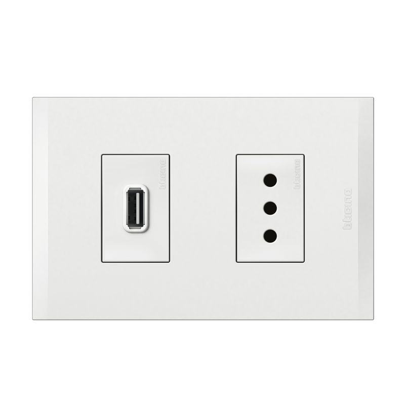 CARGADOR-USB-A--ENCHUFE-2P-T-10A-250V-BLANCO-BLANCO