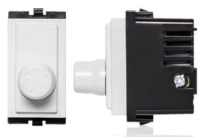 MODULO DIMMER RESISTIVO 300W 250/127V S17 BLANCO 174401 SINTHESI