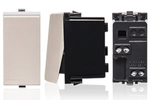 MODULO INTERRUPTOR 9/12 16A 250V S22 BEIGE 222002 SINTHESI