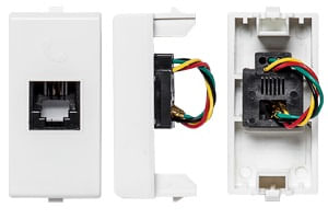 MODULO TOMA TELEFONICA RJ11 S22 BLANCO 224001 SINTHESI