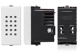 MODULO CHICHARRA 250/127V S22 BLANCO 224301 SINTHESI