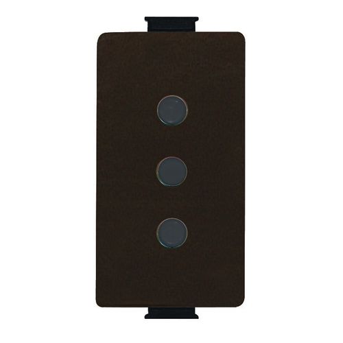 MODULO ENCHUFE 2P+T 10A 250V GRIS MORO MATIX AM5113CG