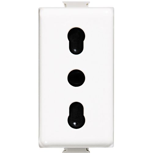 MODULO ENCHUFE 2P+T 10/16A 250V BLANCO MATIX AM5180