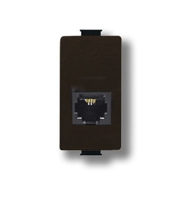 MODULO TOMA RJ11 TELEFONICO GRIS MORO MATIX AM5982CG