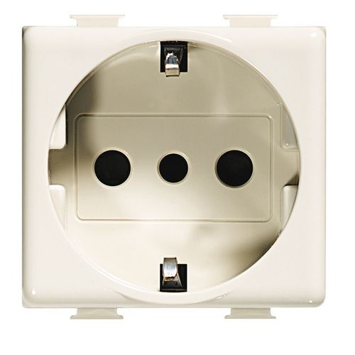MODULO ENCHUFE SCHUKO 2P+T 10A 250V (16A) MARFIL MATIX A5440/3