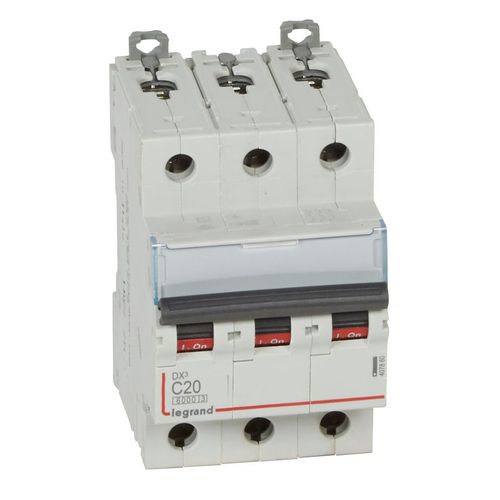 INTERRUPTOR AUTOMATICO 3P 20A C 6/10KA DX3 407860