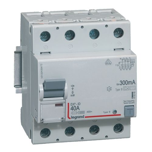 INTERRUPTOR DIFERENCIAL 4P 25A 300MA 411664