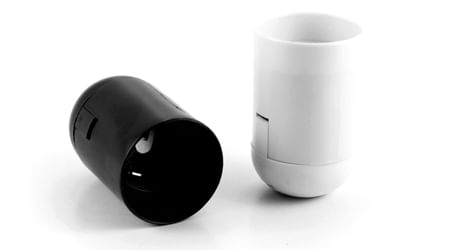 PORTALAMPARA PLASTICO NEGRO E27 90PT0N1170