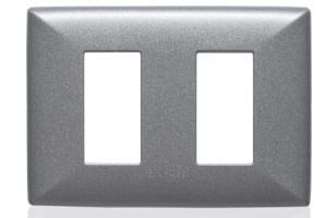PLACA-2-PUESTOS-SINTHESI-22-ALUMINIO-GRAFITO-C-SOPORTE