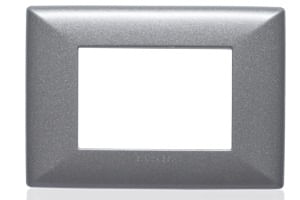 PLACA-3-PUESTOS-SINTHESI-22-ALUMINIO-GRAFITO-C-SOPORTE