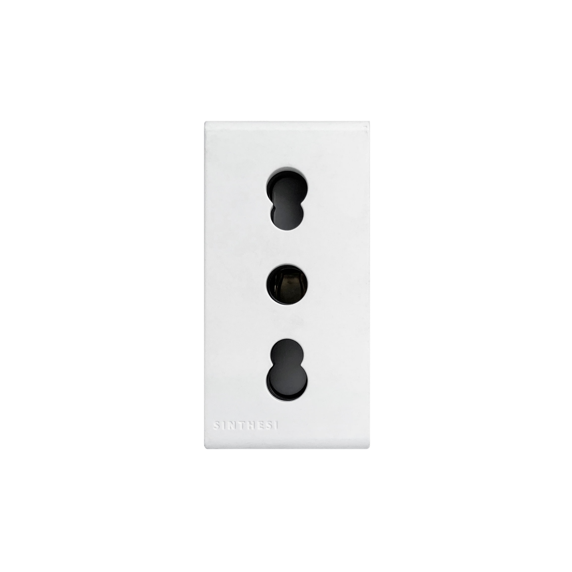 Umschalter 1-polig 16A 220V – Kompatibel Mit Bticino Living & Vimar Plana (Farbe: Schwarz)