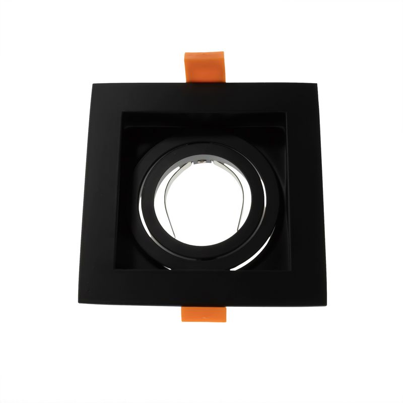 FOCO-EMBUTIDO-PUZZLE-SIMPLE-NEGRO-EVO-SIN-BASE-GU10