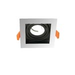 FOCO-EMBUTIDO-PUZZLE-SIMPLE-GRIS-EVO-SIN-BASE-GU10