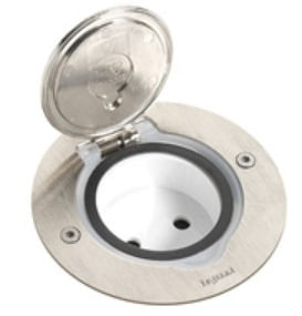 CAJA REDONDA TERMINACION INOX 2 MODULOS IP44 89701