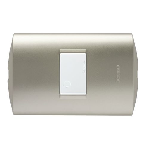 PULSADOR NA BLANCO/PERLA ARMADO AE2102EBNA MODUS STYLE