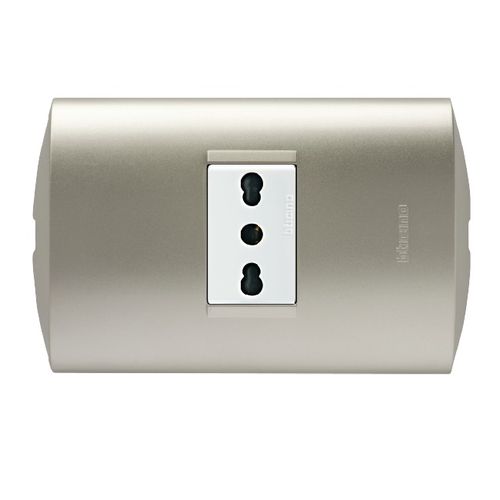 ENCHUFE 2P+T 10/16A BLANCO/PERLA ARMADO AE2180E1BNA MODUS STYLE
