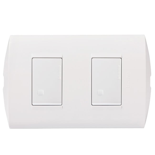 INTERRUPTOR-DOBLE-9-15-BLANCO-ARMADO-Policarbonato-Blanco