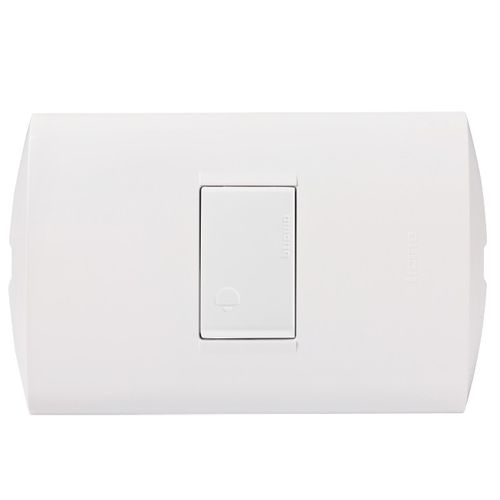 PULSADOR NA BLANCO ARMADO AE2102EB MODUS STYLE