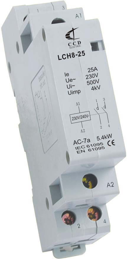 CONTACTOR-2P-DIN-25A-220V-18MM
