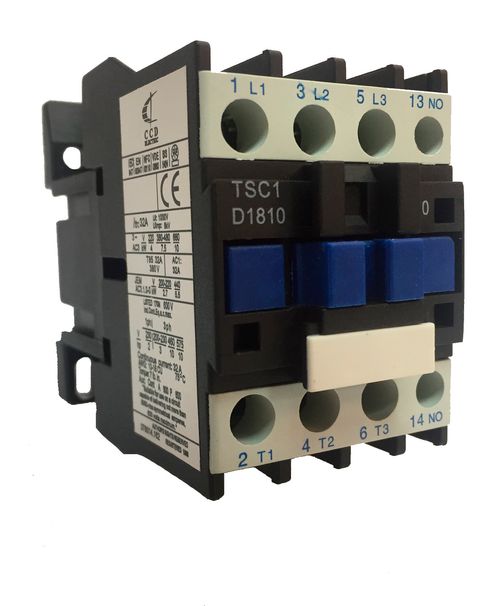 CONTACTOR 3P 18A 10HP / 7.5KW 220V TSC1/D18 CCD