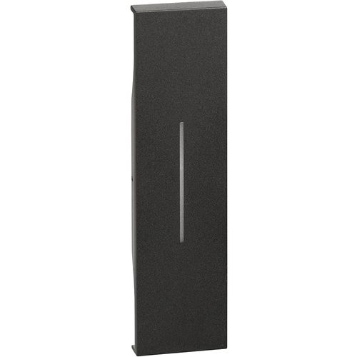 CUBRE TECLA INTERRUPTOR 1 MODULO NEGRO KG01 LIVING NOW