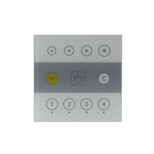 CONTROL MURO CCT Y DIMMER PARA FOCO LED PANAL 2,4GHz TECHNOLAMP