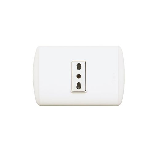 ENCHUFE SIMPLE 2P+T 10/16A 250V BLANCA EMB 1180BN MODUS PLUS