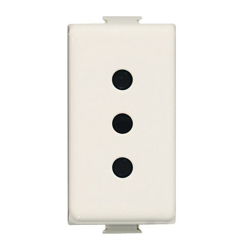 MODULO ENCHUFE 2P+T 10A 250V MARFIL MATIX A5113